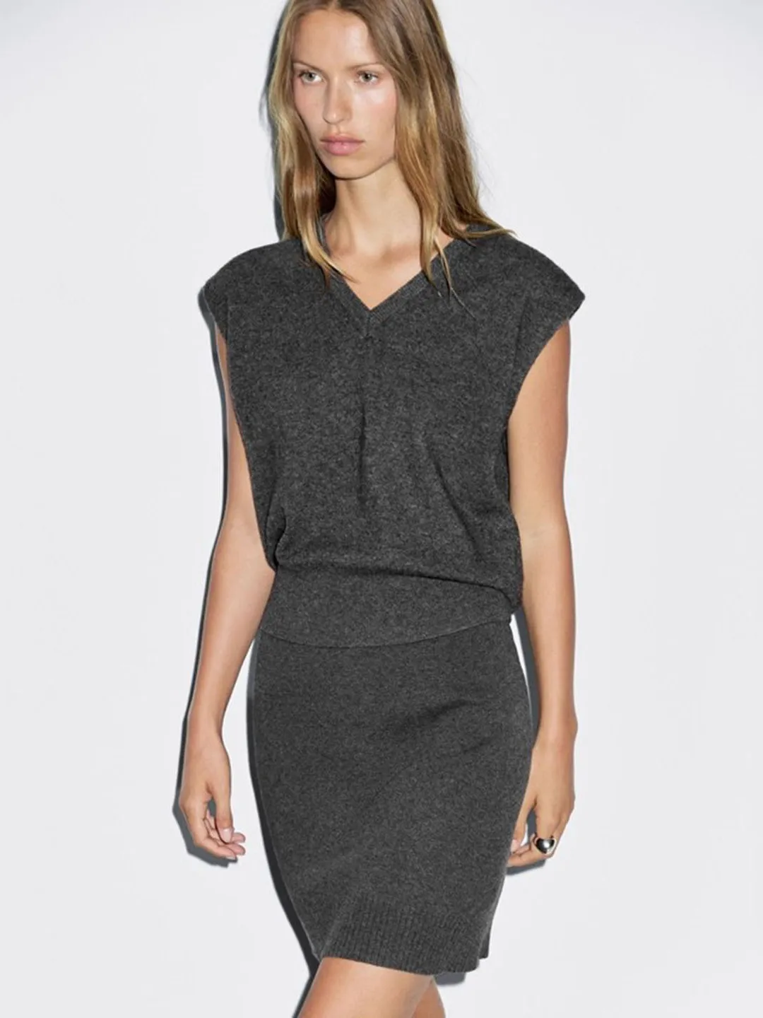 

Mat ey шерстяная юбка трапециевидной формы для женщин весна лето осень Новое поступление универсальная универсальная юбка со средней талией f Body