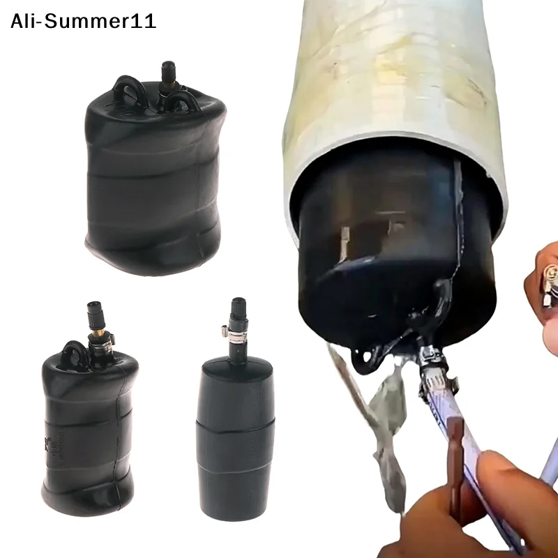 【A6L】【WG】1 Piece High Quality Natural Rubber Drain Air Bag Inflatable Bung Stop Plug Block DN 50/75/100/110 Pipe DIY Accessories
