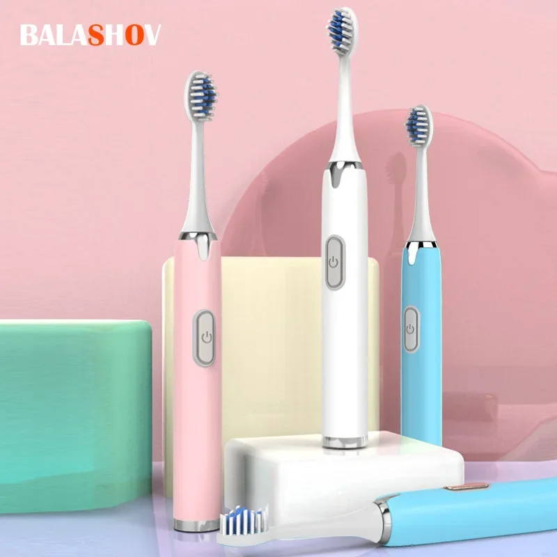 Electric Toothbrush Adults Waterproof Smart Whitening Replaceable AA Battery New Style Toothbrush Brocha vibradora Tooth brush T