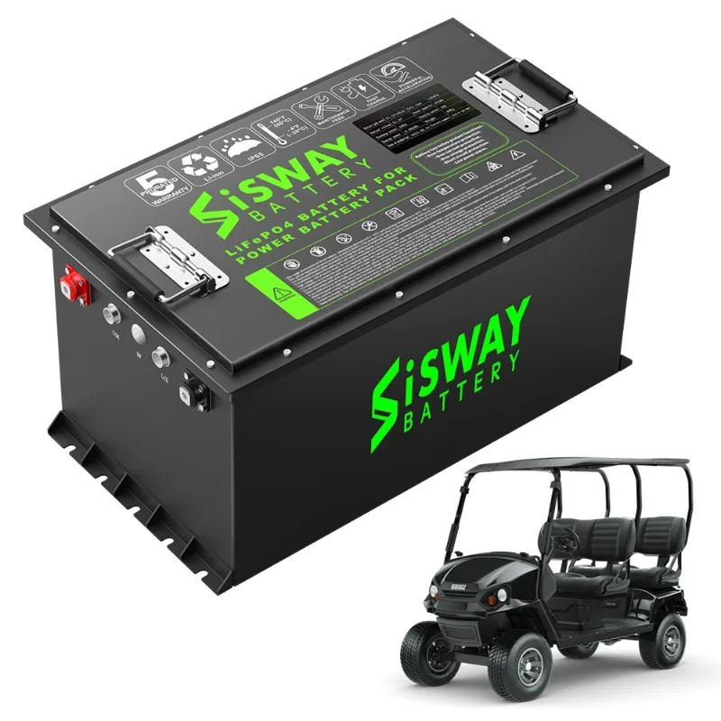 

Recharge Golf Cart Battery 24v 36v 48v 72v 100Ah 200Ah 300Ah Lithium Ion Lifepo4 Battery With Intelligent Software BMS System