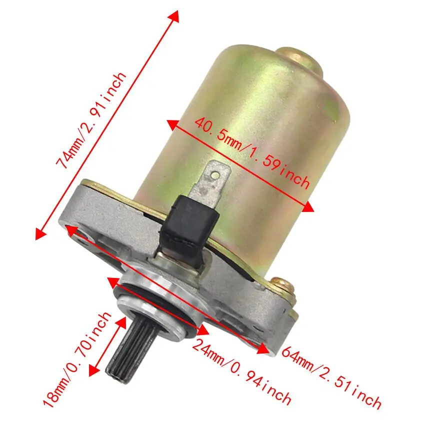 Motorcycle Engine Electric Starter Motor For Formula 50 DD/DT LC / WILLIAMS VELOCIFERO RUOTA COMPONIBILE Accessories BestSelling