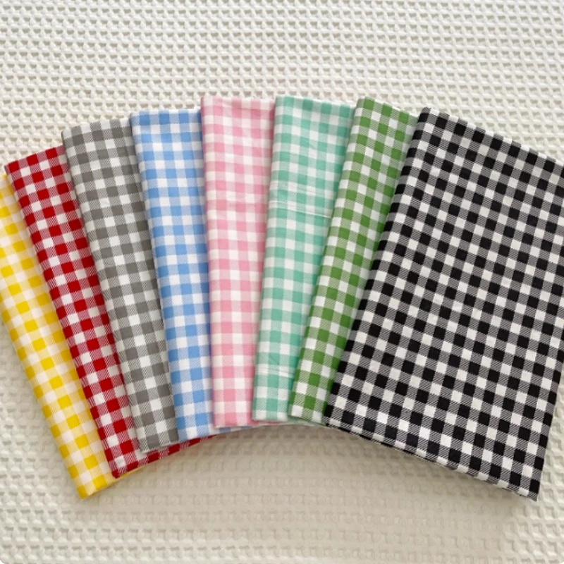 

160x50 см хлопковая ткань с принтом, сетка 8 мм, материал ручной работы из чистого хлопка для скатерти, одежды, штор