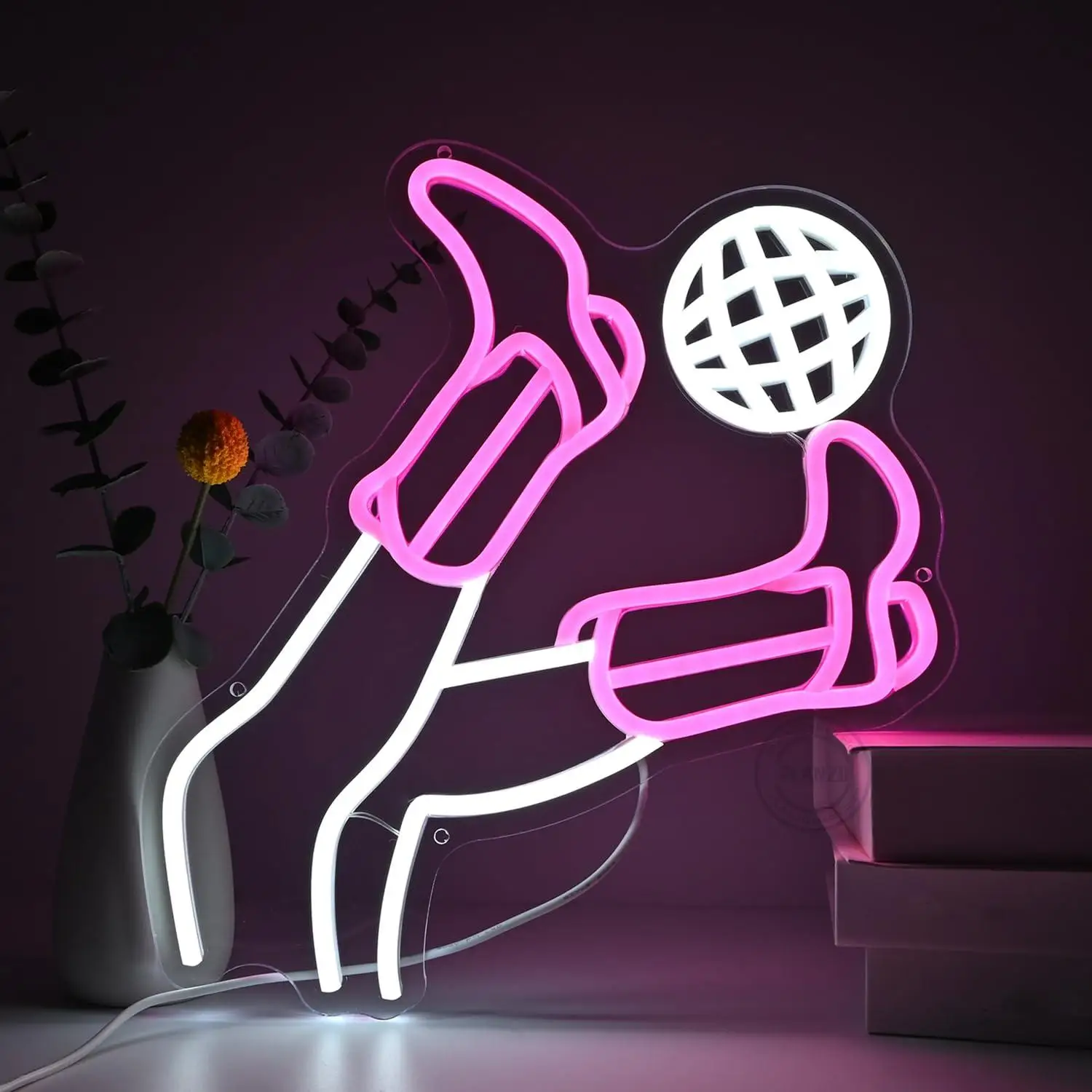 Western Cowgirl Disco Neon Sign Dimmable LED Light for Girl Party Bedroom Game Room Man Cave Wall Art Decor Gifts Night Light