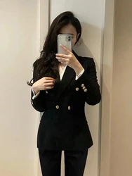 Blazer Woman 2024 Spring Autumn New in Jacket Women Outerwears Office Lady Chic and Elegant Woman Jacket Blazers for Women