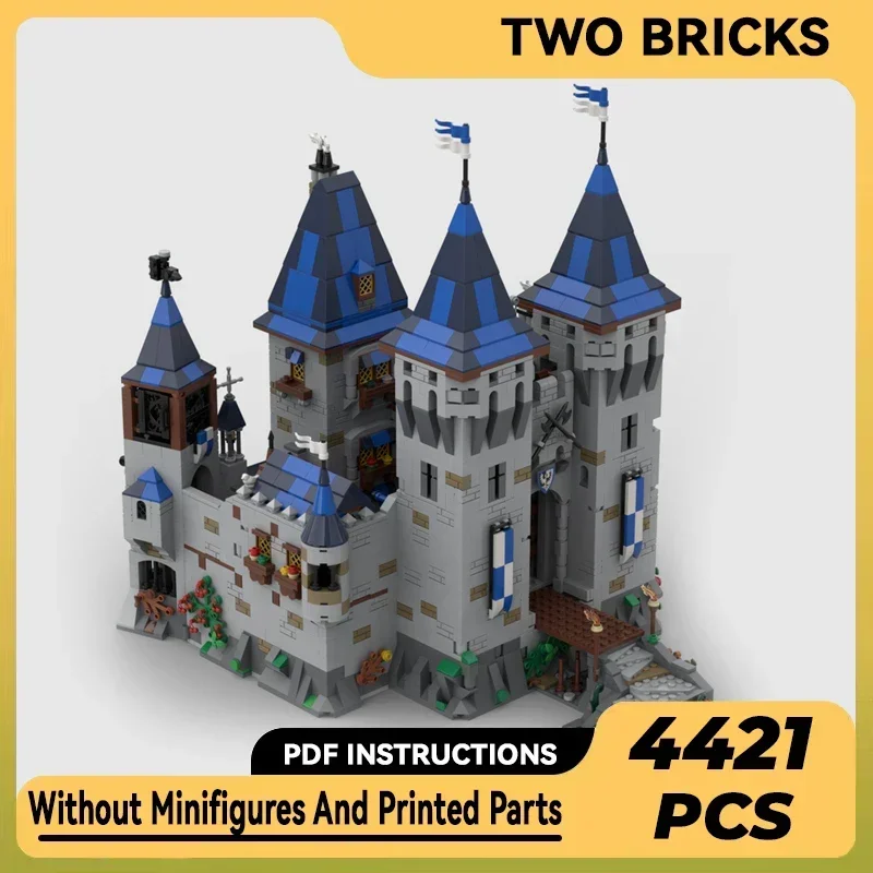 Fortress Model Moc Building Bricks Black Falcon Eagle's Nest Castle Technology Blocks Gifts Christmas Toys DIY Sets Assembly