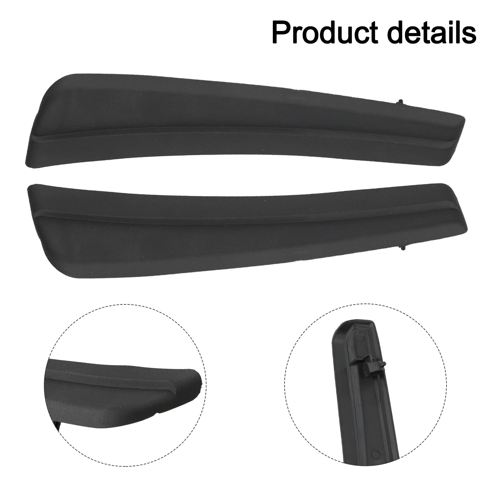 Replacement Pair Front Windshield Molding GJ5Z78018A16AB Compatible with For Ford For Escape 2017 2019 Left Right Front Section