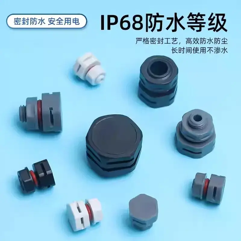 M12 M6 M5 M8 M10 Nylon M20*1.5 Waterproof Air Vent Valve Screw In Protective Vent Plug E-PTFE Plastic Breather Vent Valve