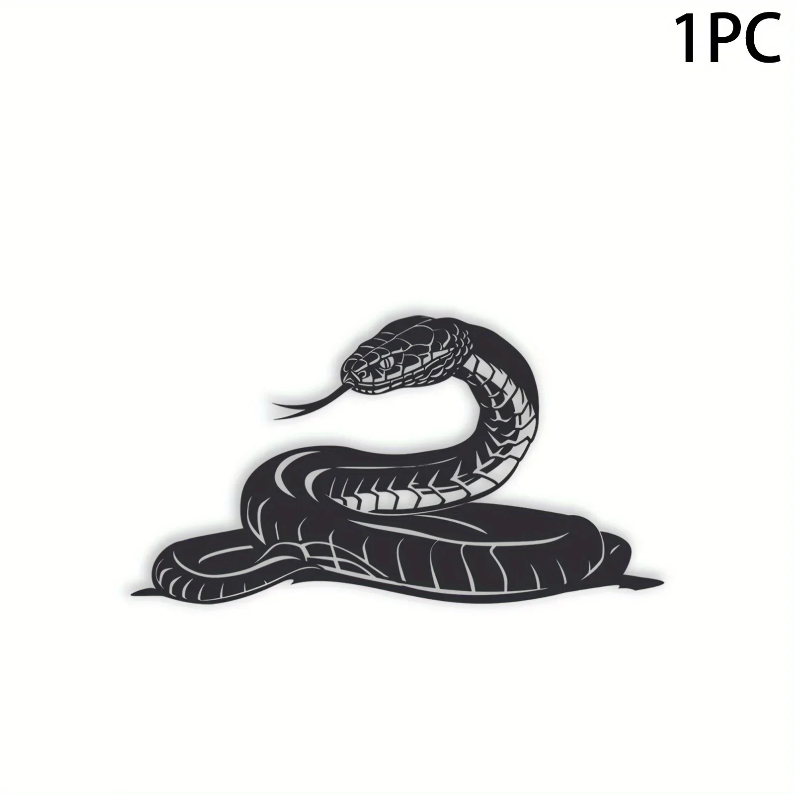 1 x trendiger Cobra-Schlangenaufkleber – auffälliges Reptilien-Design für die individuelle Gestaltung von Fahrzeug-Gadgets – wasserfestes, langlebiges Vinyl-Zubehör