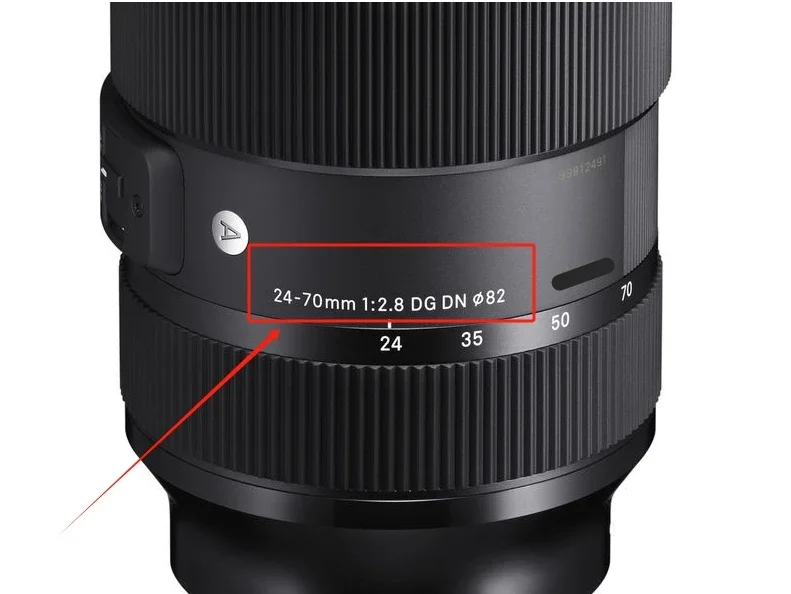 جديد الأصلي ل سيجما 24-70 F2.8 DG DN الفن عدسة هود LH878-03 82 مللي متر حلقة الغطاء الأمامي 24-70 مللي متر 2.8 F/2.8 DGDN لسوني E جبل