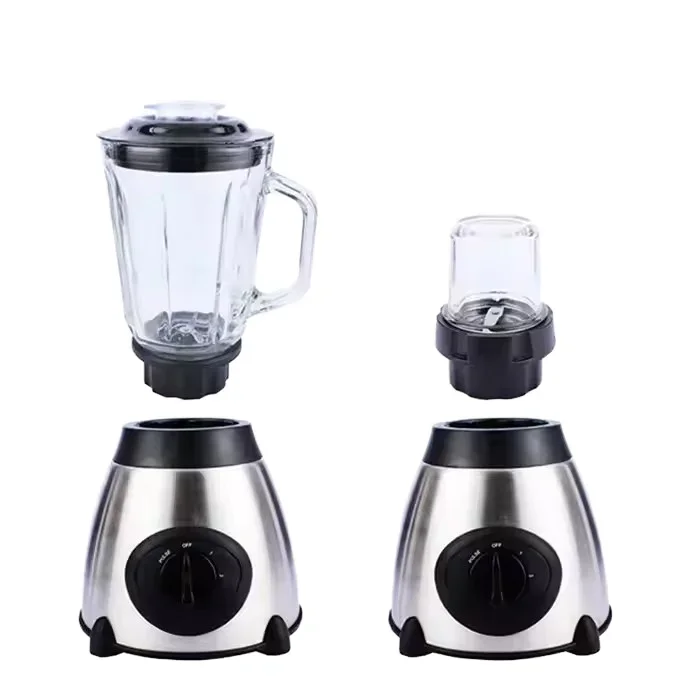 Hot Sale In Stock 1.5L 2 In 1 Blenders & Drinks s Juicer 850w 5 Speed With Stainless Steel Jar Electric Food Mixer Blender