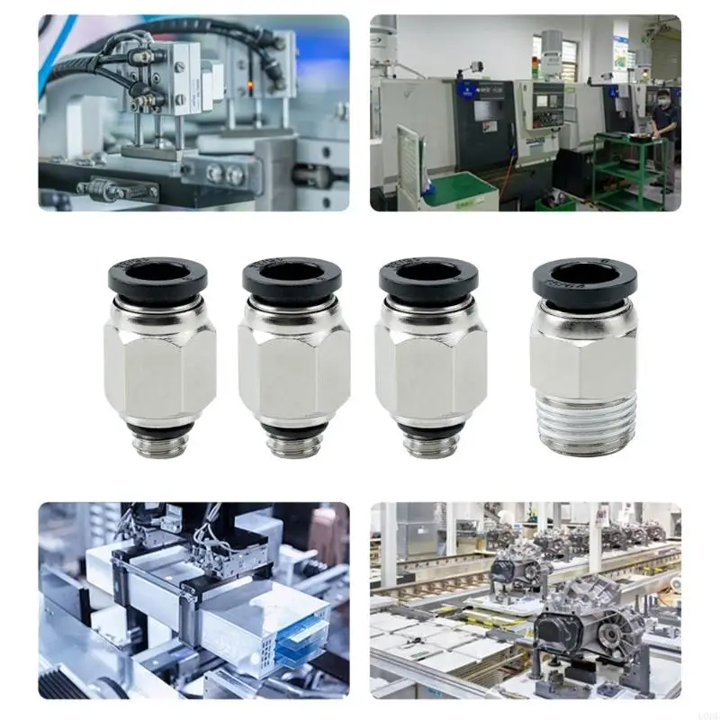 Reliable Miniature Quick Connectors Pneumatic Fitting Adapter Enhances Airflows