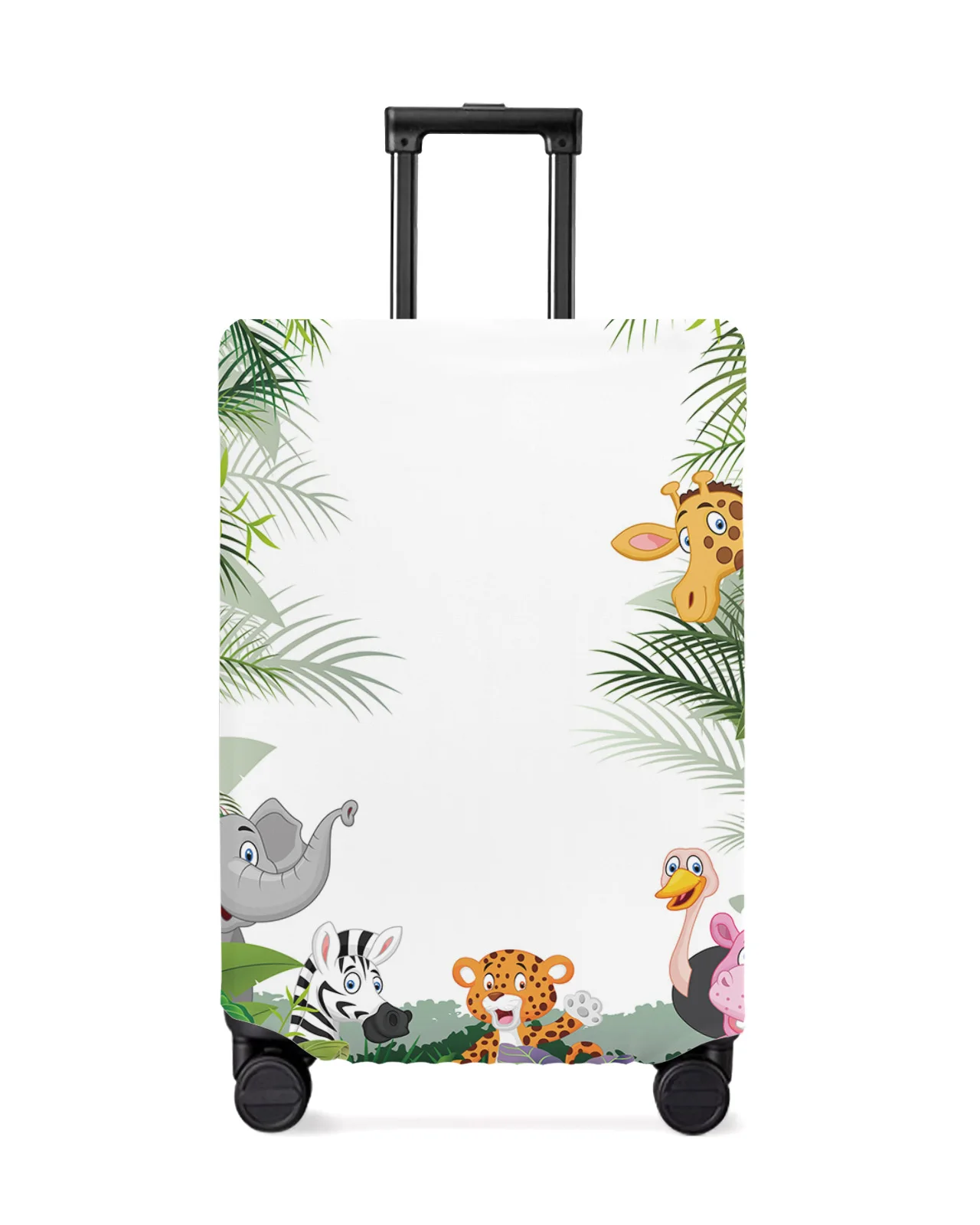 

Jungle Animal Cartoon Giraffe Elephant Luggage Protective Cover Travel Accessories Suitcase Elastic Dust Case Protect Sleeve