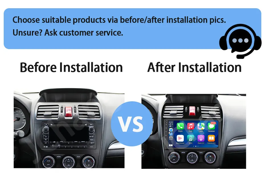 Auto Radio Multimedia-Player Für Subaru Forester MK4 Impreza XV Crosstrek 2012-2014 Auto Carplay GPS Navigation WiFi DSP stereo – Detail 1