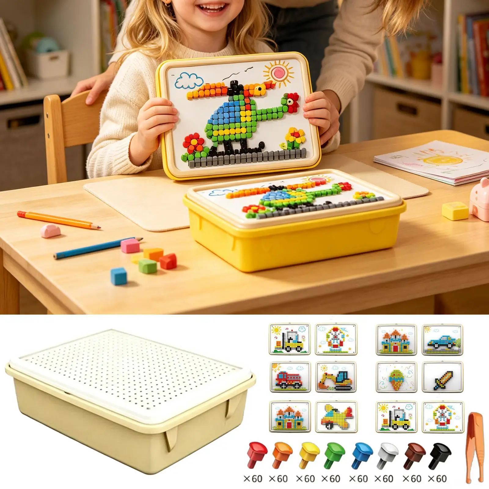 mushroom-puzzle-mushroom-peg-3d-interactive-educational-learning-toys-480-piece-kids-puzzle-building-toys-for-boys-girls-home