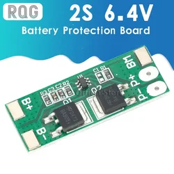 BMS 2S 6.4V 10A Lifepo4 Battery Protection Board Charging PCB PCM Short Circuit Delay Self Recovery For LED Light/Power Bank
