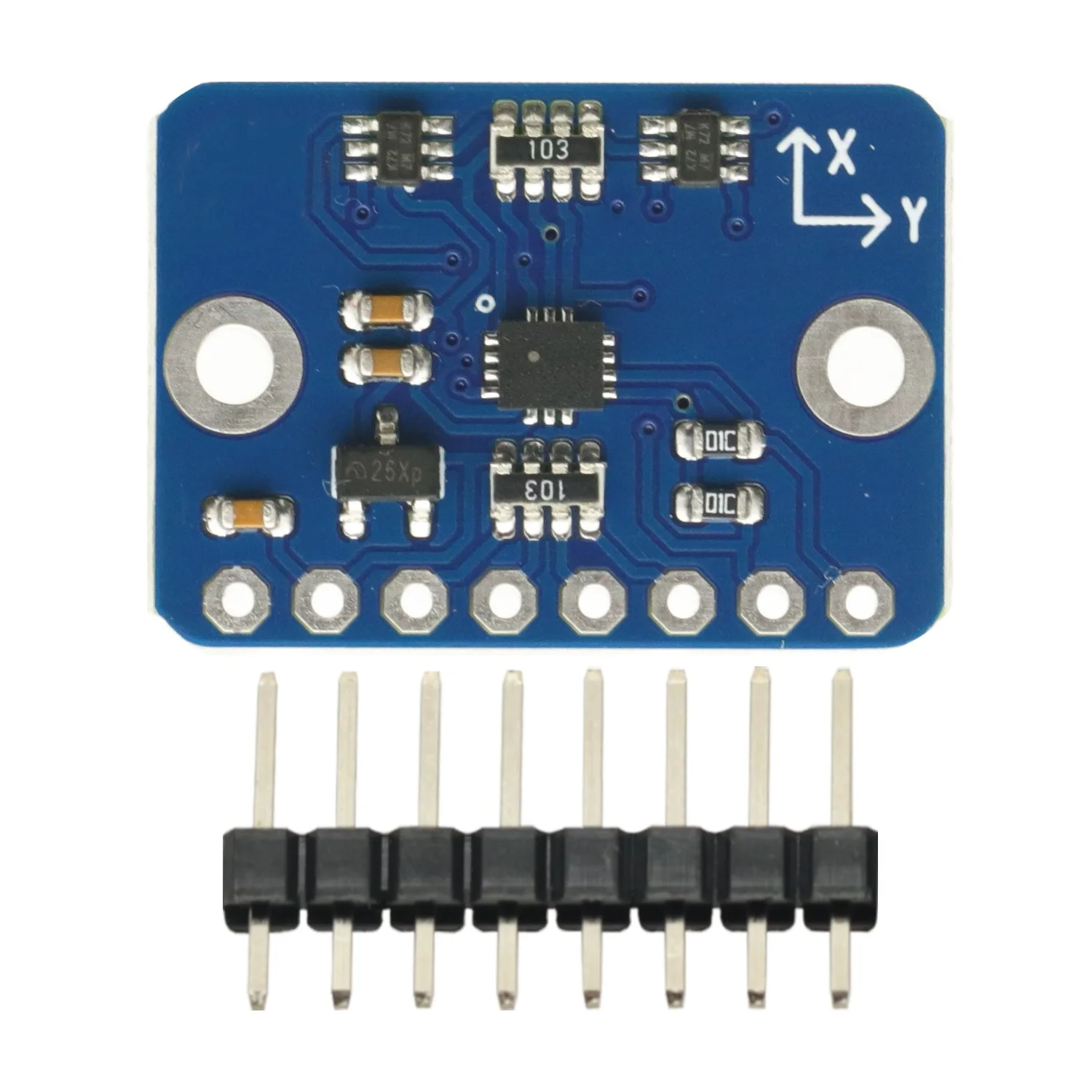 BMI323 For 6-Axis IMU Breakout Board, 16-bit Accelerometer and Gyroscope, Digital Temperature Sensor Module