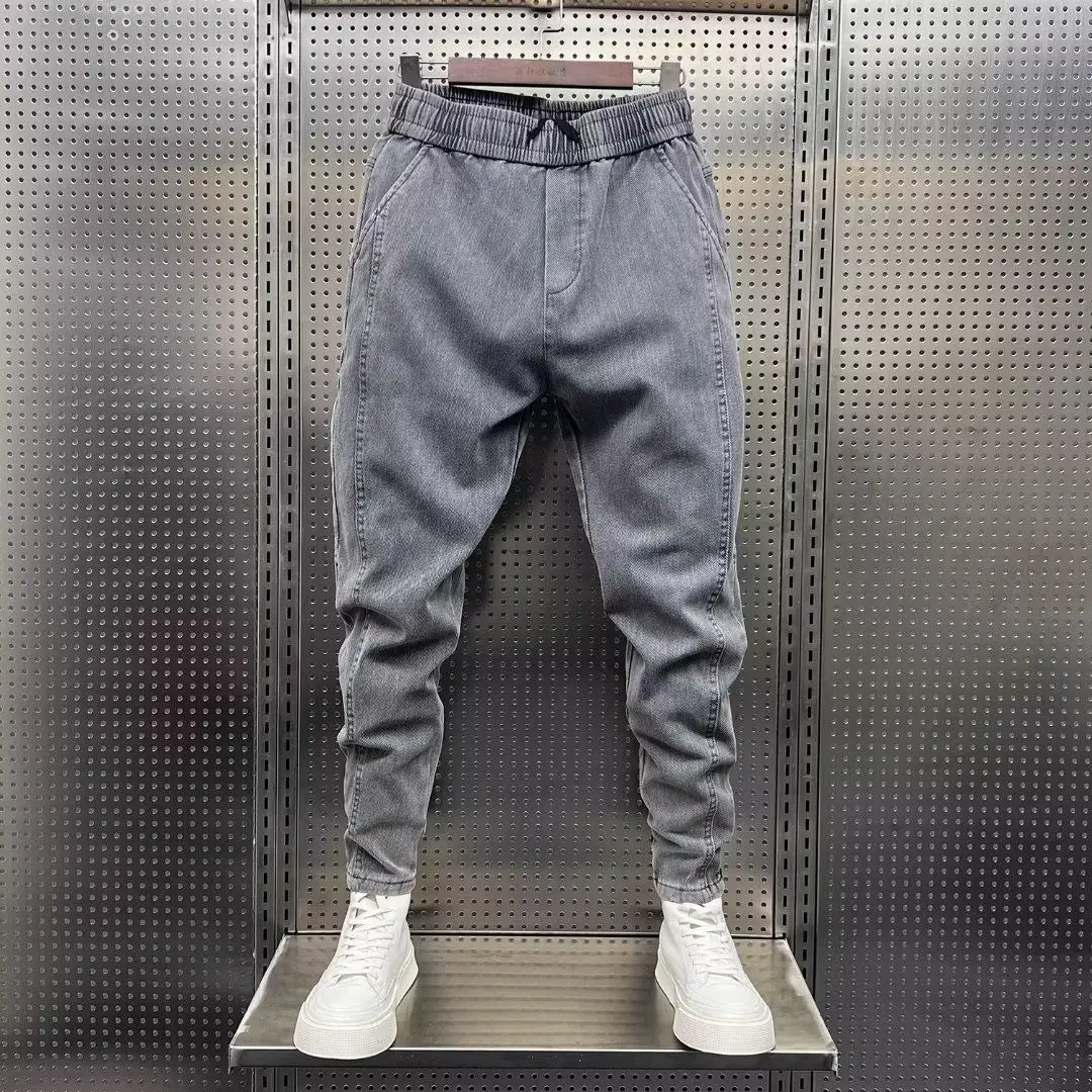 Pantalones Cargo Jogger Harem Harajuku de Marca de Moda para Hombre, con Cordón, Estilo Coreano, Casual, Primavera 2026