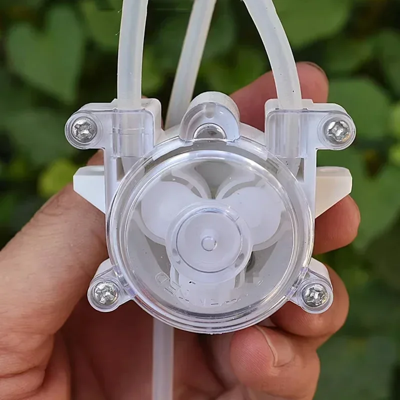 Micro Peristaltic Pump DC 6V-12V Small Mini 500 Geared Motor Dosing Liquid Water Squeeze for Lab Ink Sampling Pump