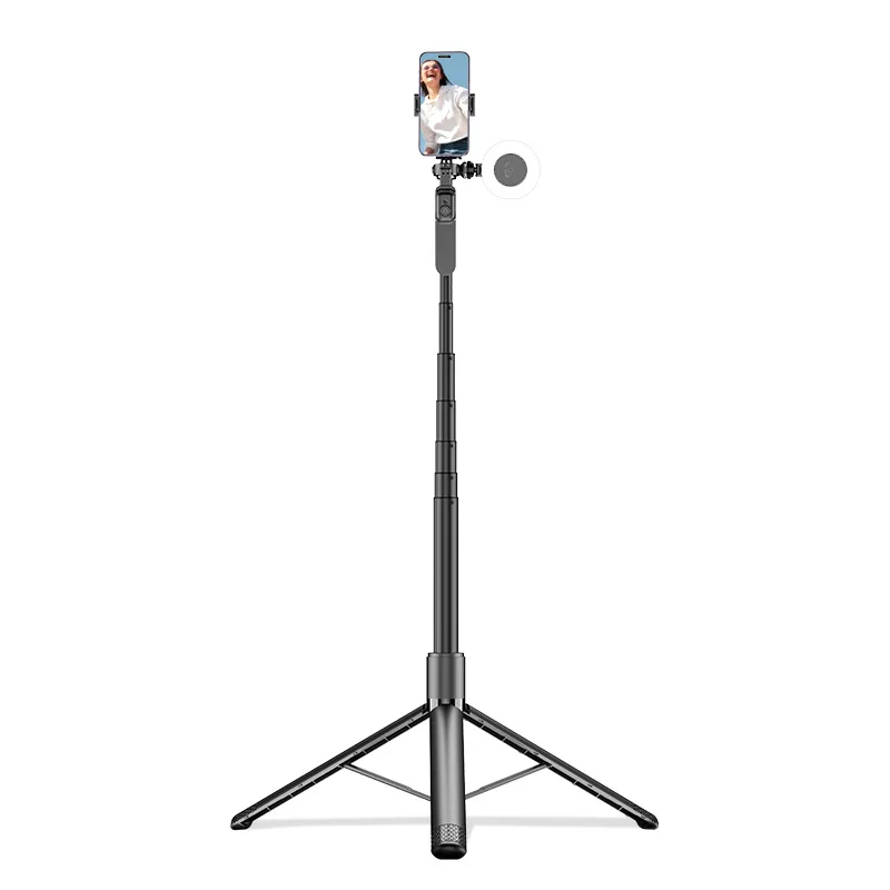

Pretty point shot tripod portable selfie stick anti-shake retractable artifact bluetooth mobile phone holder handheld camera art
