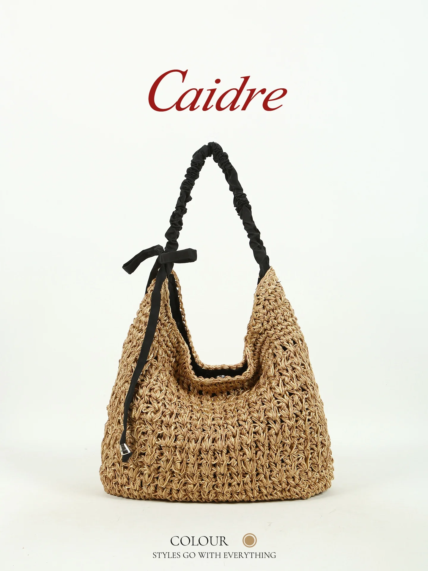 Bolso de paja plegable Caidre - Beach Bag Straw reseña y precio