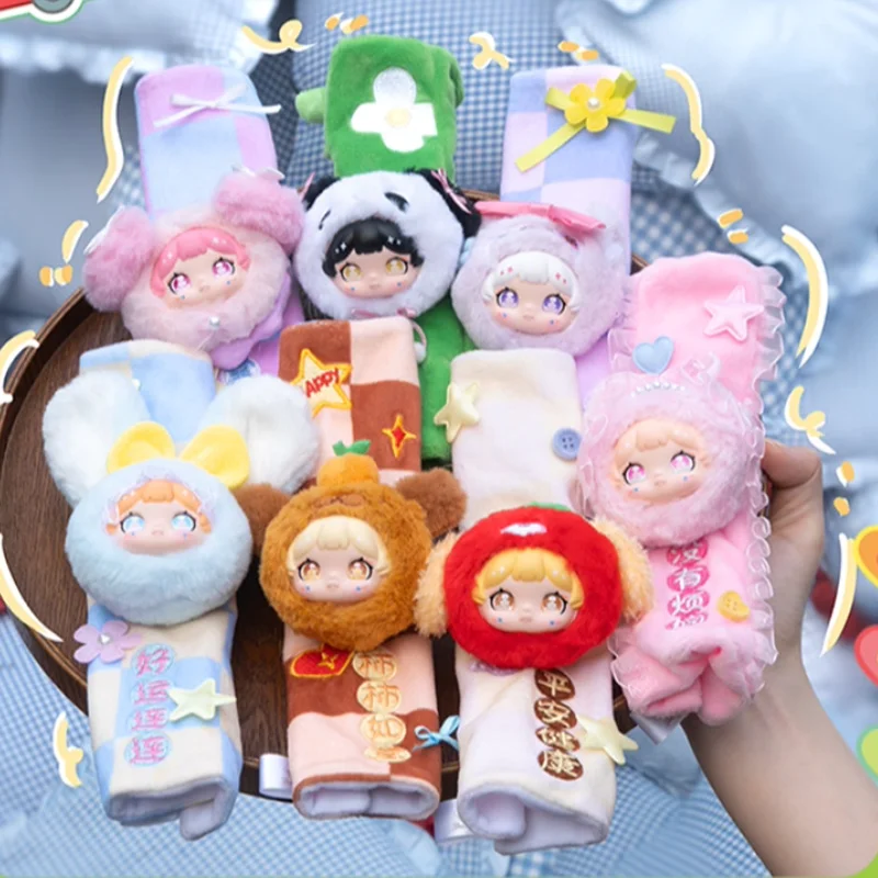 

Sanzhibao Authentic New Darlym Car Seat Belt Shoulder Pad Soft Plush Cute Doll Blind Box Car Interior Decoration For Girl Gift