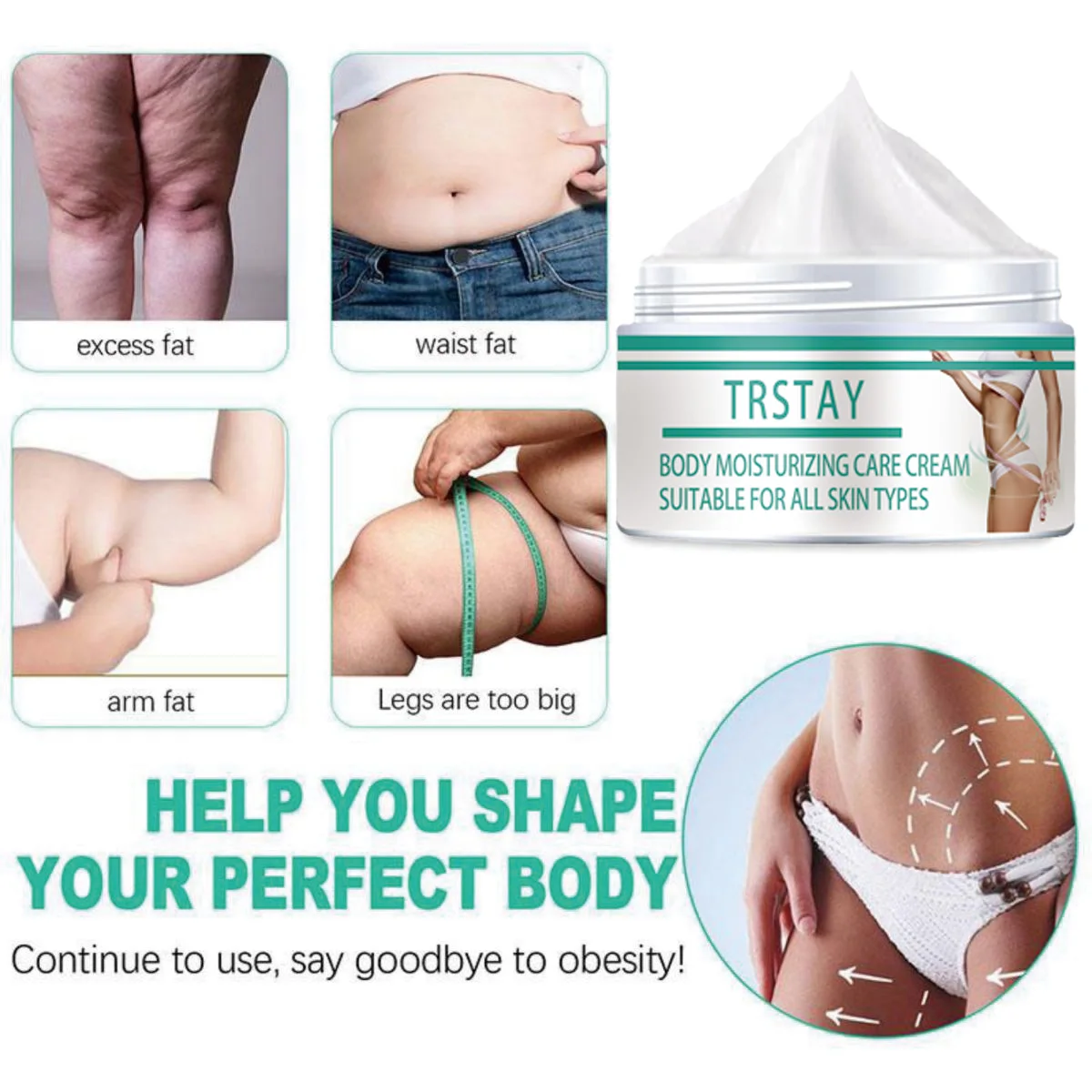 Ginger Slimming Cream Fast Weight Loss Removal Leg Waist Cellulite Fat Burning Massage Cream Whitening Lifting Body Care - Image 3