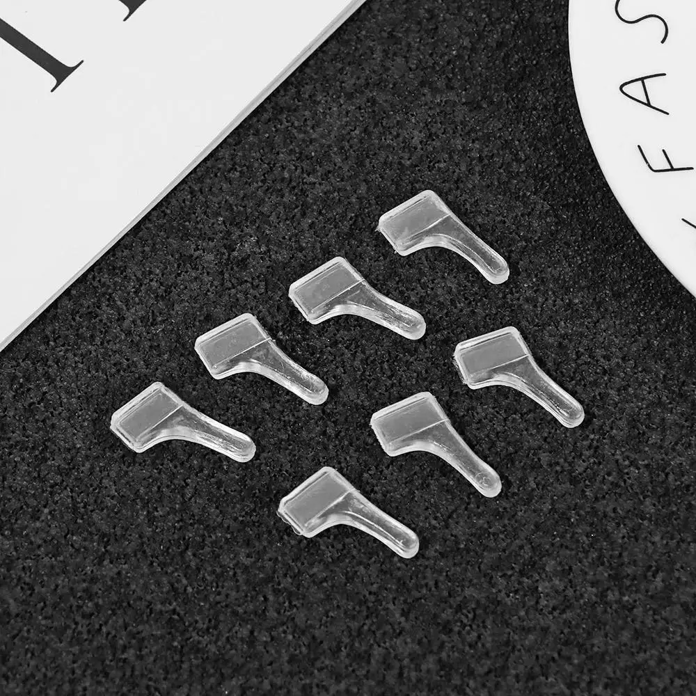 10pairs Transparent Anti Slip Glasses Silicone Ear Hooks Eyeglasses Grip Temple Holder Accessories