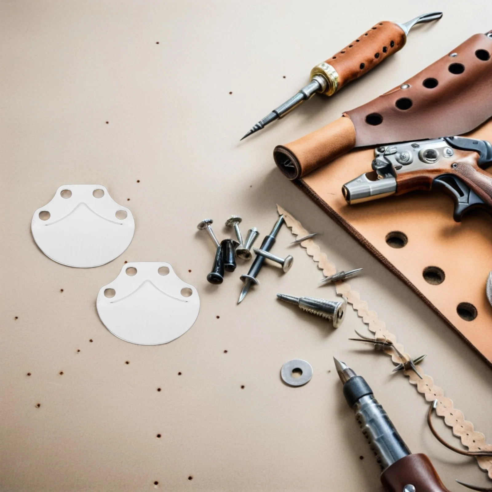 

100Pcs Medieval Armor Supplies for DIY Historical Reenactment Lightweight Metal Scale Plates Realistic Crafted Costume Armor