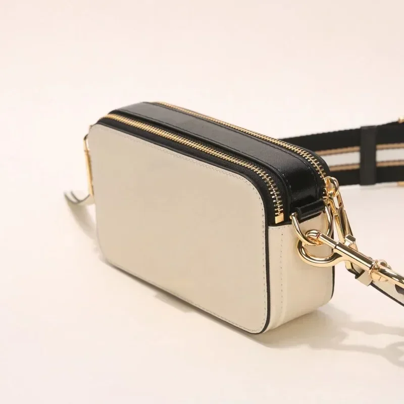 2024 New Camera Bag Fashionable Color Blocking Small Crowd Single Shoulder Bag Crossbody Bag Shoulder Strap Small Square Bag For