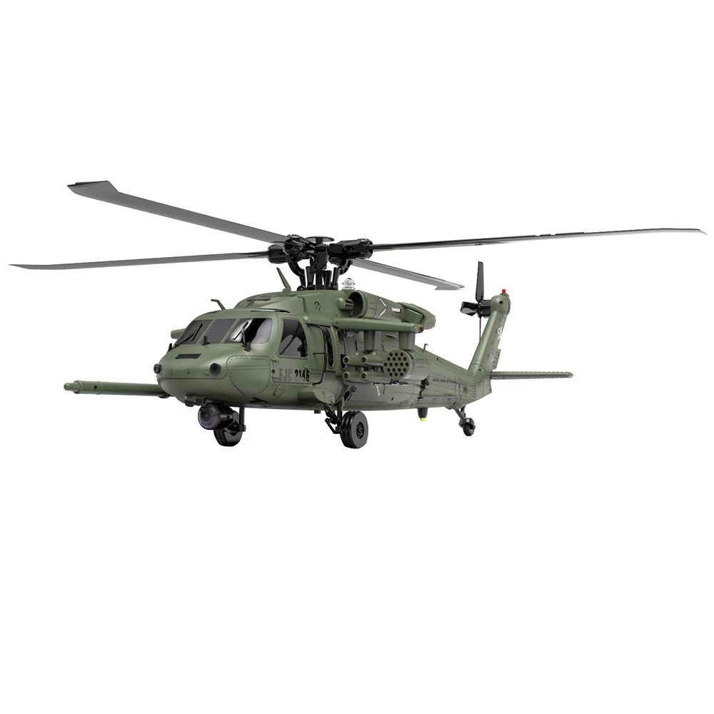 เฮลิคอปเตอร์บังคับวิทยุ Eachine E200 EXP UH-60 SH-60 MH-60 2.4G 6CH 6-Axis Gyro Optical Flow Localization มอเตอร์ไร้แปรงคู่แบบ Flybarless