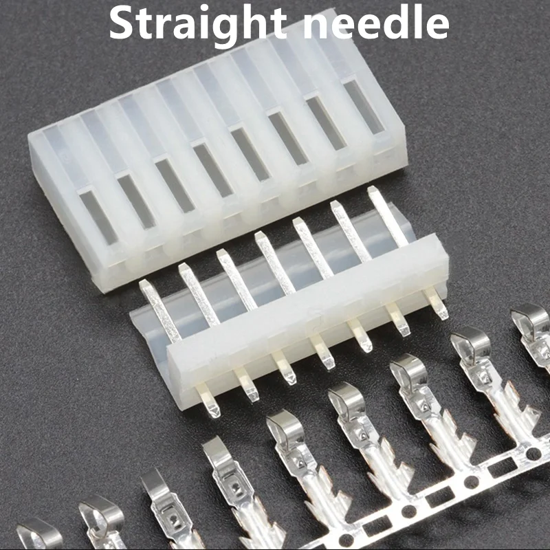 20set/lot CH3.96 3.96 mm CH3.96 - 2/3/4/5/6 Pin Straight/Curved needle connector 20pcs Male + 20pcs Female + terminal 3.96mm image 2