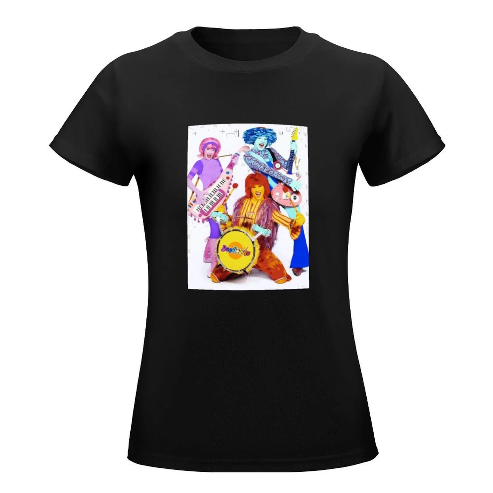 Doodlebops Singing T-Shirt new edition tops plain plus size tops western t shirts for Women