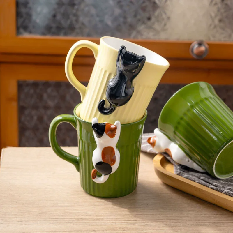 350ml Cartoon Cute Cat Ceramic - Coffee Tea Friends review and price