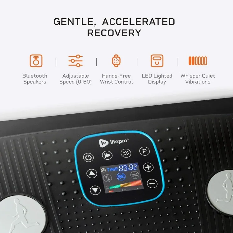 Rumblex Plus 4D Vibration Plate Exercise Machine -Triple Motor Oscillation,Linear, Pulsation+3D/4D Motion Vibration Platform