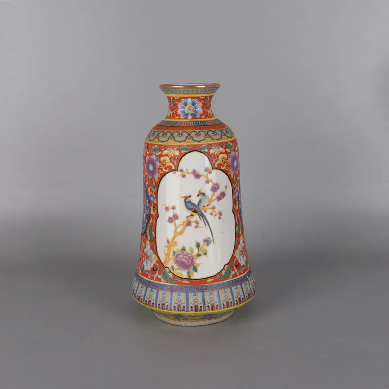 

Porcelain Vase for Home Decoration, Antiqued Painting Bird Flower , Chinese Decoration