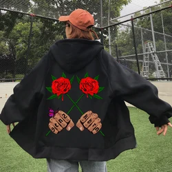 Eladio Carrion Sauce Boyz Monarca Estética Manga Zipper Hoodie Moda Anime Camisa Bonito Quadrinhos Homens Mulheres Streetwear