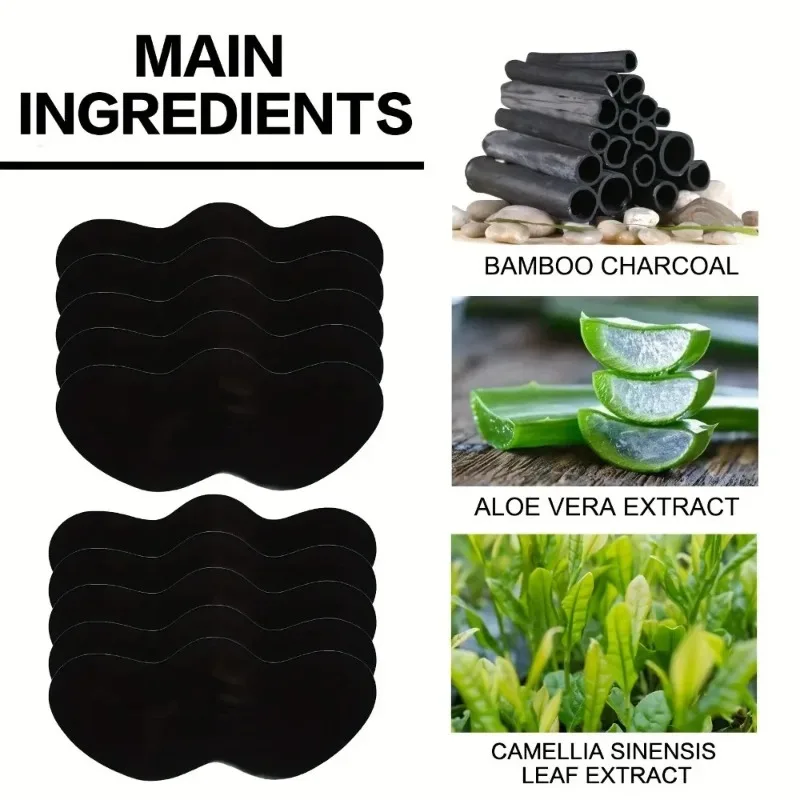 Mitesser-Entfernung, Nasenpflaster-Aufkleber für Tiefenreinigung der Poren, schrumpfende Hautpflegemaske, wiederverwendbares, selbstklebendes Gesichtspflege-Werkzeug