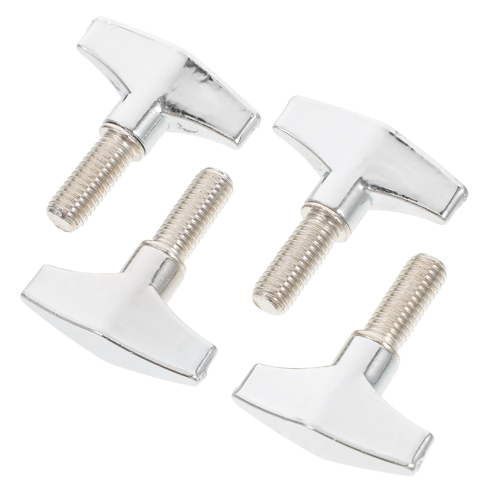 

4pcs Cymbal Knobs 7.8mm Silver Zinc Alloy Accessories for Drum Drum Kit Screw Kit Fastener Screws Durable Reliable