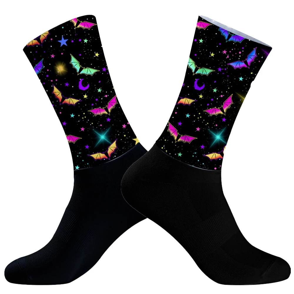 2024 Fun cycling socks Mode Grappige Creatieve Kleurrijk Schattig Patroon Dier Plant Sport Sok Wonder Sokken Cadeau