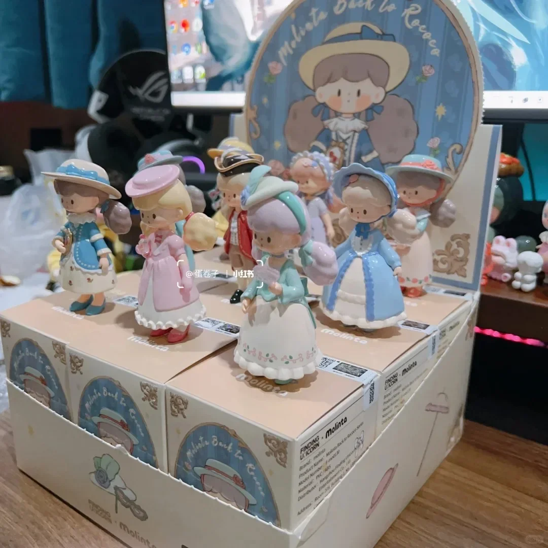 Molinta Back To Rococo Series Blind Box Surprise Box Original Action Figure Cartoon Model Mystery Box Collection Girls Gift