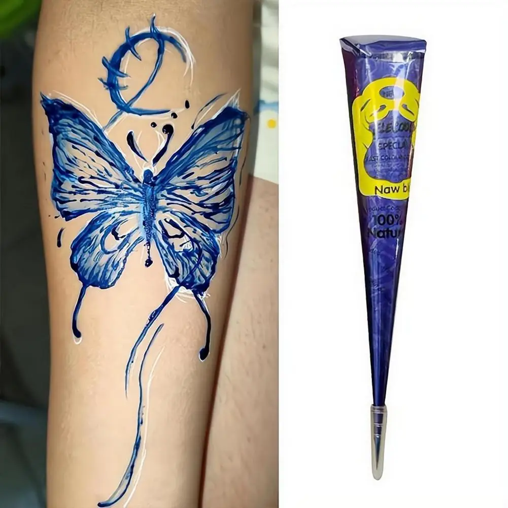Colorful Body Tattoo Cream Nail Hand-painted Pigment Healthy Harmless Waterproof Lasting Daily Party Tattoo Cream Face Makeup