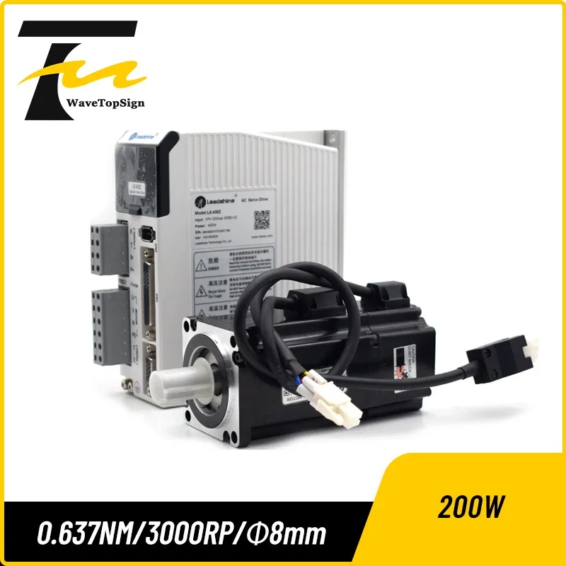 Leadshine 200w Ac Servo Drive L5-400z And Ac Servo Motor Acm6002l2h-b0-d-ss With 17-bit Servo Motor