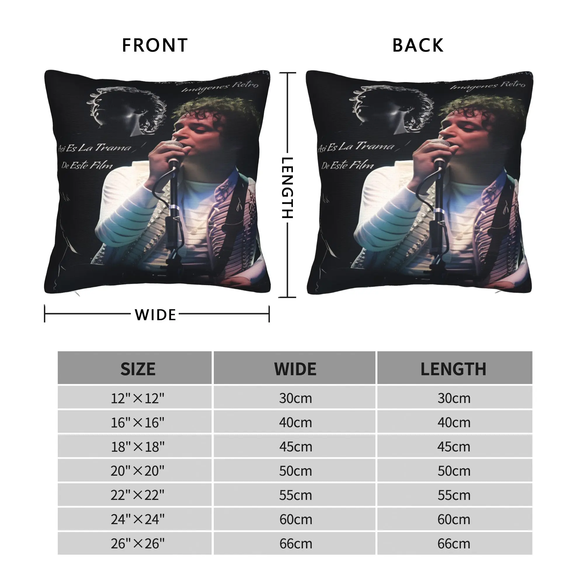 Pillow Cover Gustavo Cerati Argentine Singer   Fashion Pillow Case For Living Room Chair Pillowcases