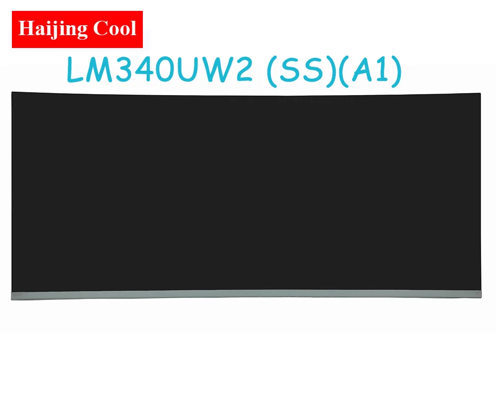 Polegada 4k 21:9 Curvado Altrawide Painel Lm340uw2 ss a1 Ssa1 Lm340uw2-ssa1 Lm340uw2 Ssa1 para lg Pg348q Substituição da Tela do Monitor 34