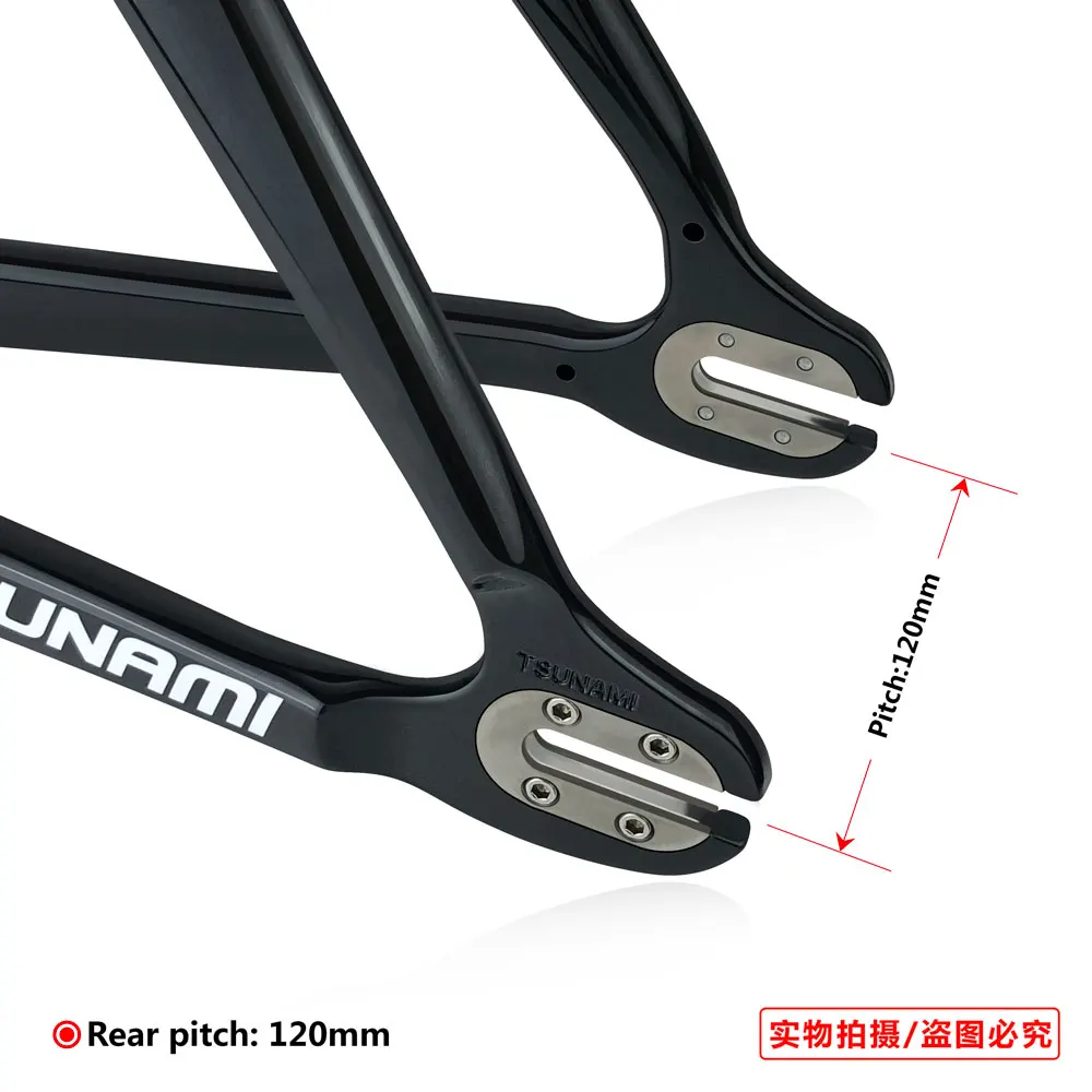 Racing Fixed Gear Bike Frame And Fork Tsunami SNM200 Aluminum