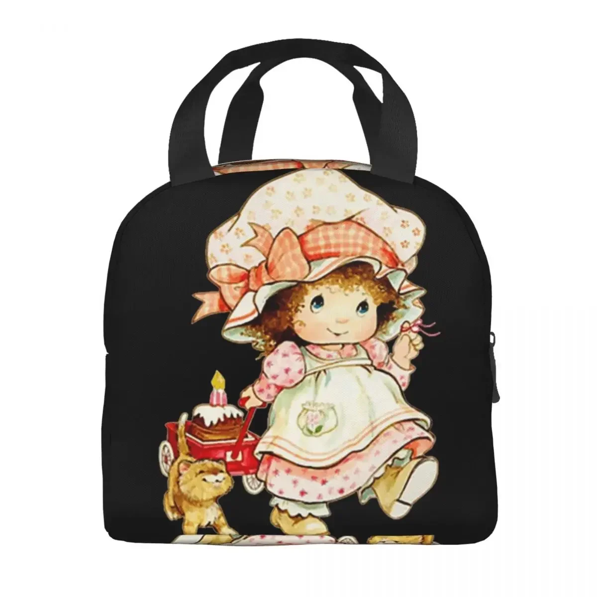 Cartoon Anime Manga Sarah Kay Insulated Lunch Bags for Women Portable Thermal Cooler Food Lunch Box School