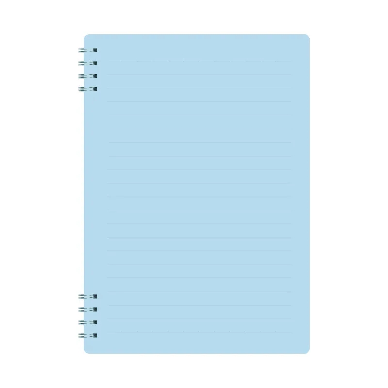 Morandi Solid Color Lined Notebook, A5 Error Correction Notebook for Office, Comfortable Edge Without Hand Irritation