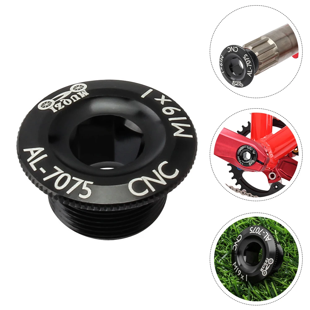 

2pcs Aluminum Alloy Crank Cover Screws Universal Bike Crank Arm Bolts For Road Mountain Bikes Lightweight Portable Crankset