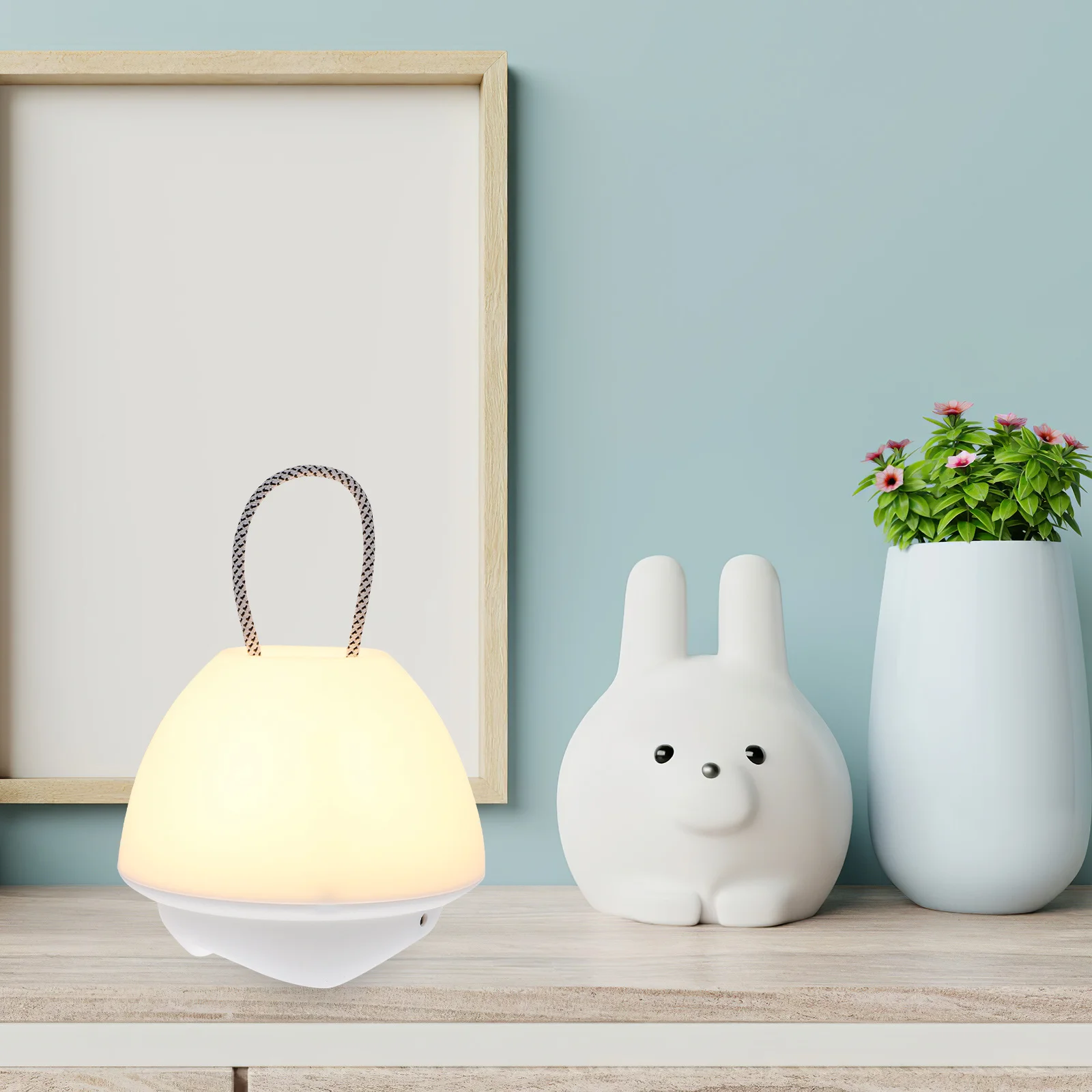 

1Pcs USB Rechargeable Eye-Protection Desk Lamp Portable Bedside LED Desktop Light Creative Shape Durable LED Desk Lamp