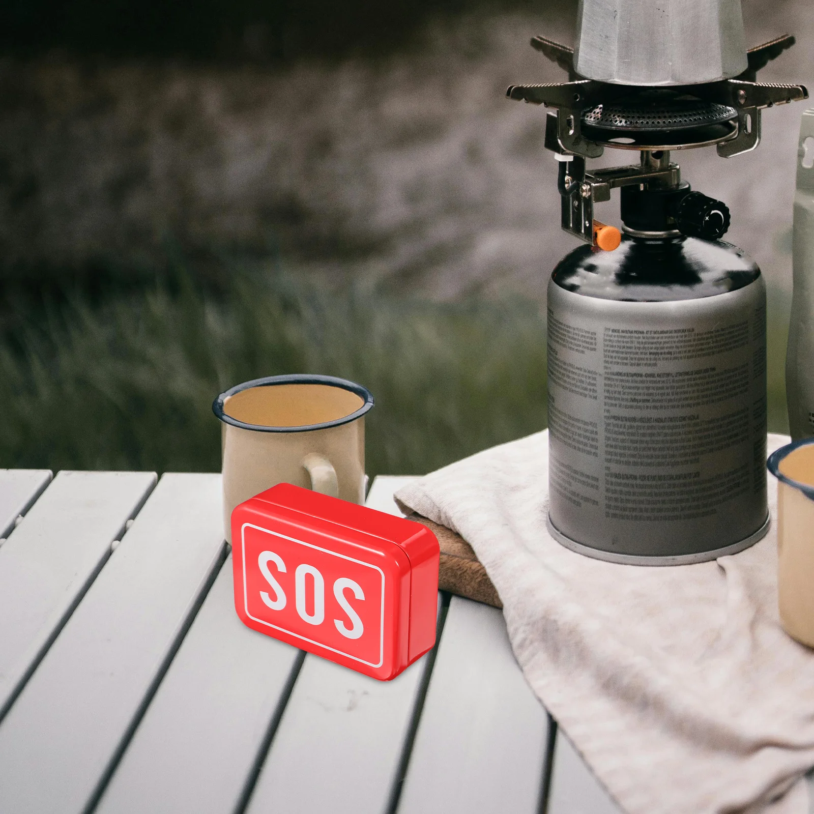 

3 pcs Outdoor Emergency Survival Box Waterproof Shockproof Metal Storage Container For Camping Hiking First Aid Sos Supplies